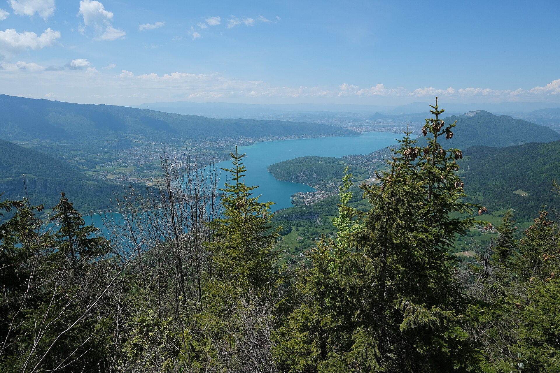 Panorama du lac, Annecy