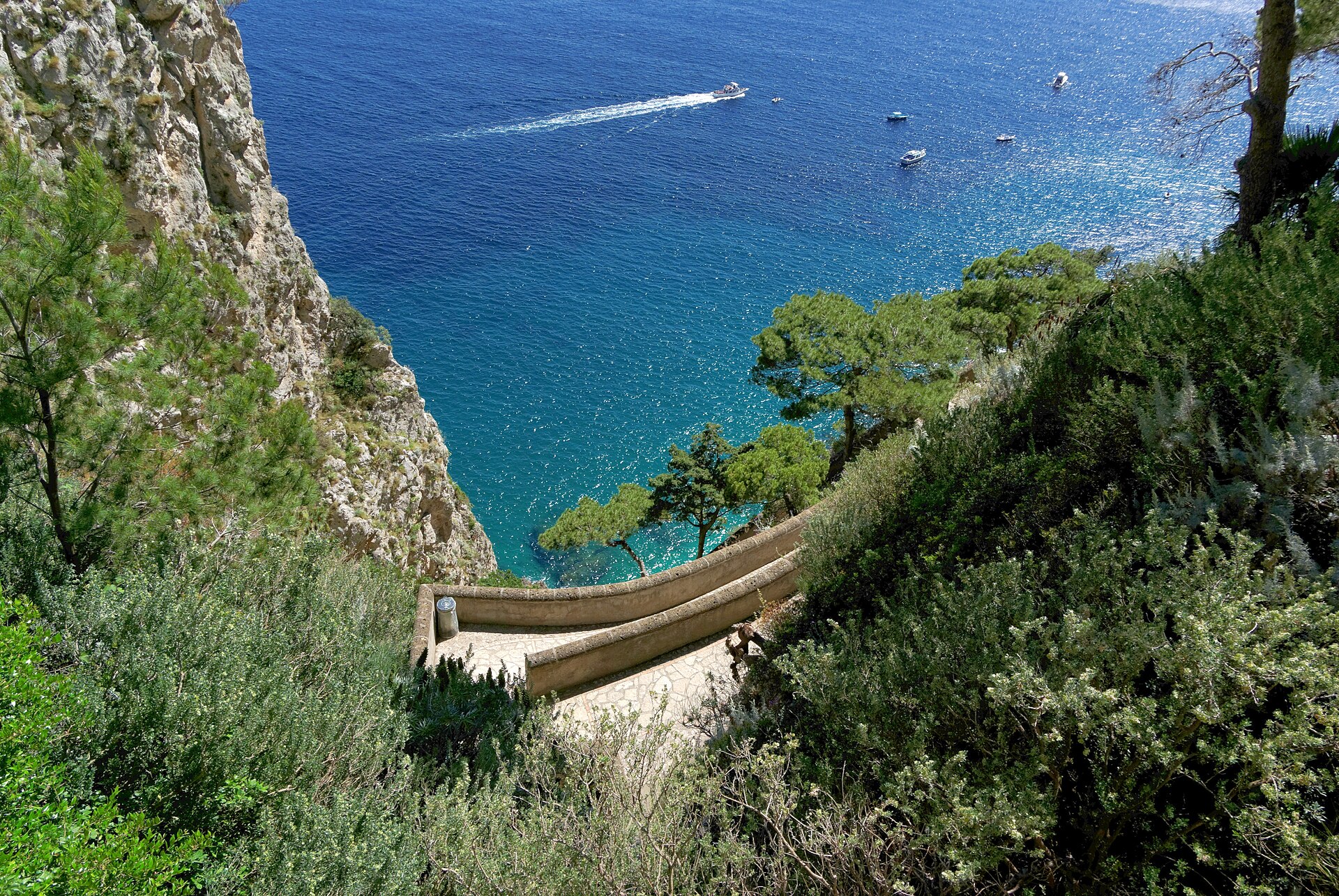Via Krupp, Capri