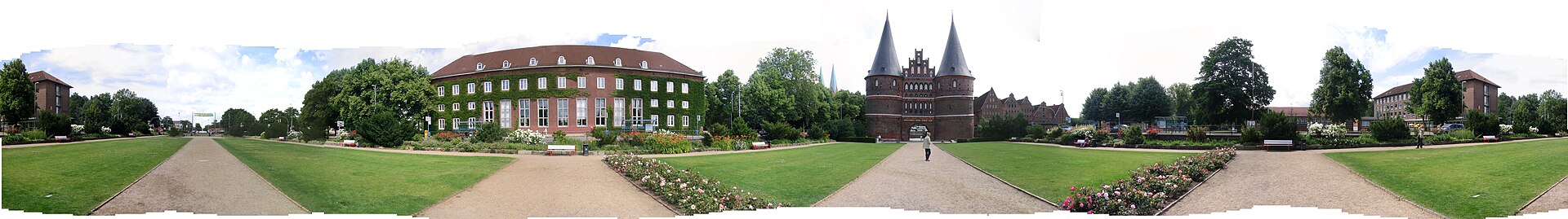 Holstentor square, Lübeck