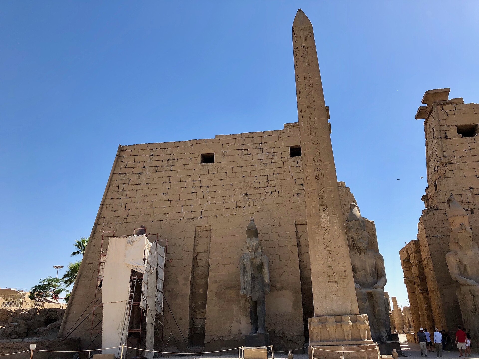 First Pylon Luxor Temple, Luxor