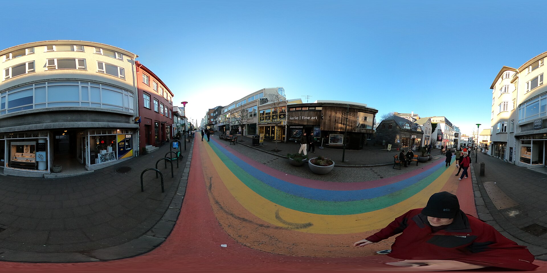Skólavörðustígur Rainbow Street, Reykjavik