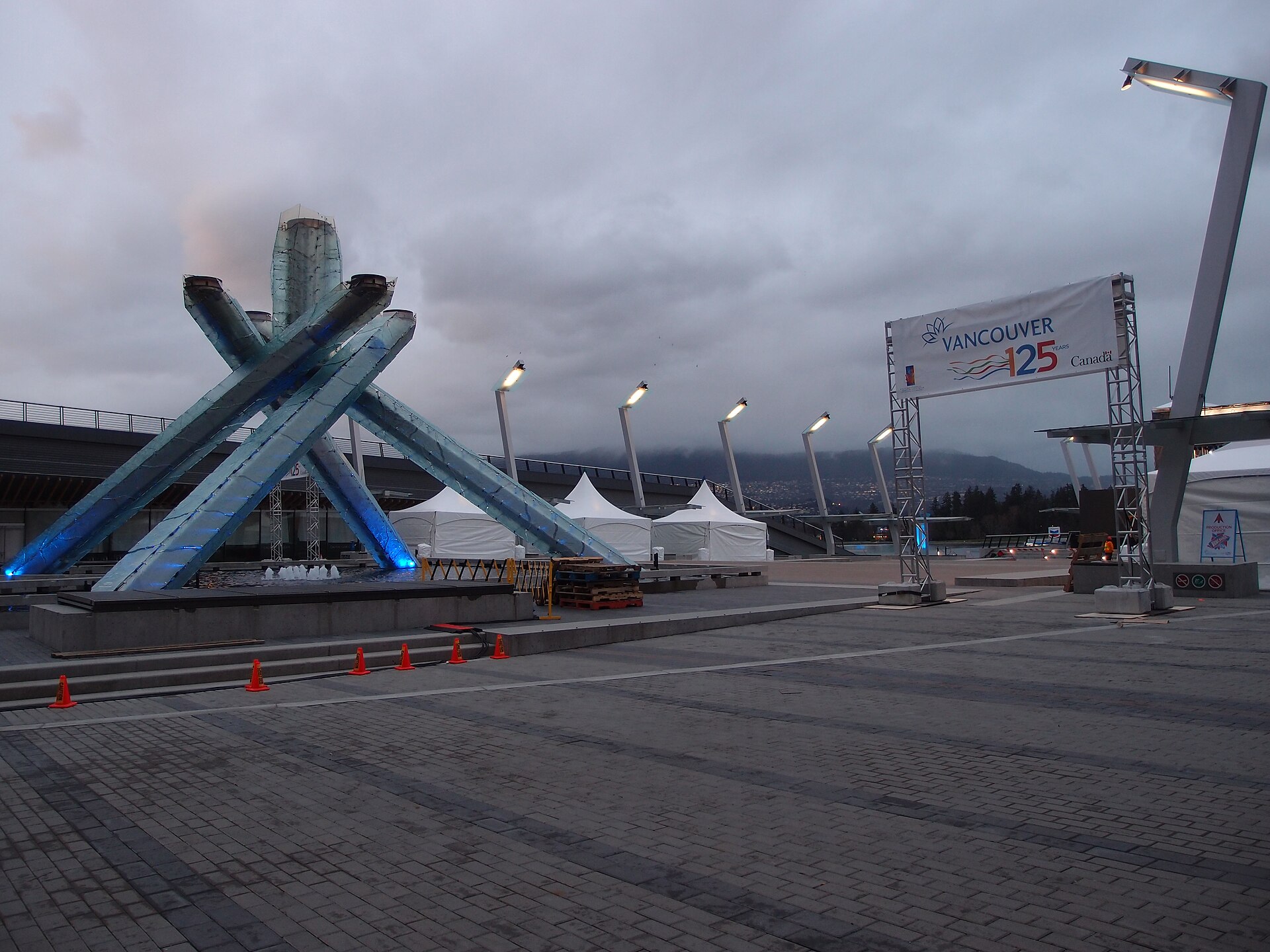Olympic Cauldron, Vancouver